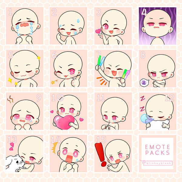 Emotes 1-15